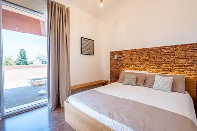 Letto o letti in una camera di Le Terrazze di Bellavista