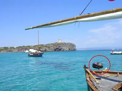 Paesaggio naturale nelle vicinanze della casa vacanze