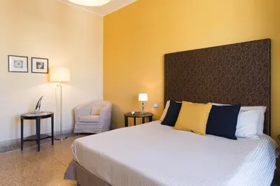 Letto o letti in una camera di Al Porto Di Cagliari