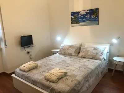 Letto o letti in una camera di Casa del sole