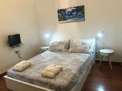 Letto o letti in una camera di Casa del sole