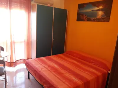 Letto o letti in una camera di B&B Panorama Cagliari