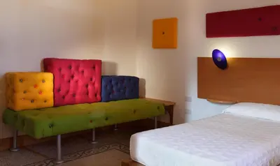 Letto o letti in una camera di CampuSpace