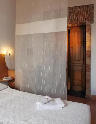 Letto o letti in una camera di CampuSpace