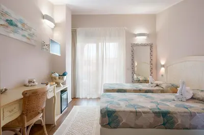 Letto o letti in una camera di La rosa dei venti
