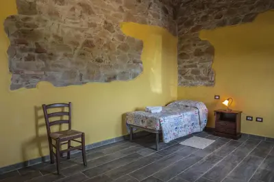 Letto o letti in una camera di Arroccas de is Istellas