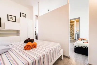 Letto o letti in una camera di Geco's Apartment
