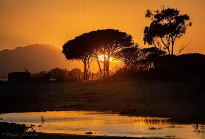Paesaggio naturale nelle vicinanze della casa vacanze
