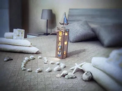 Letto o letti in una camera di La Veduta