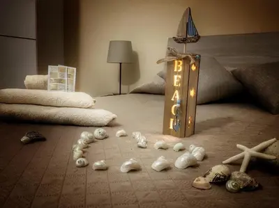 Letto o letti in una camera di La Veduta