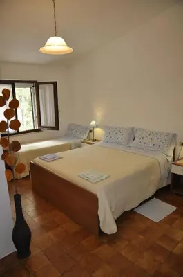 Letto o letti in una camera di Bed & Breakfast Agriturismo San Macario