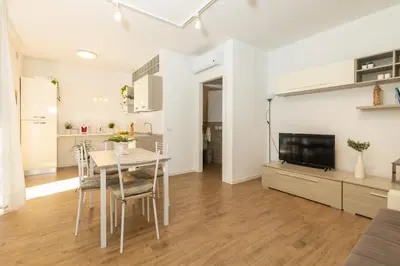 Cucina o angolo cottura di Casa Olivastro Millenario B