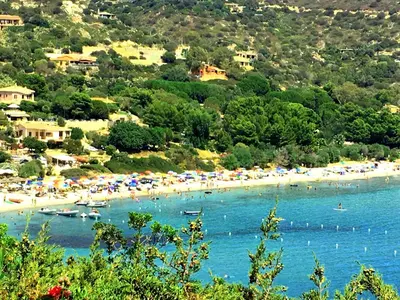 Paesaggio naturale nelle vicinanze della villa