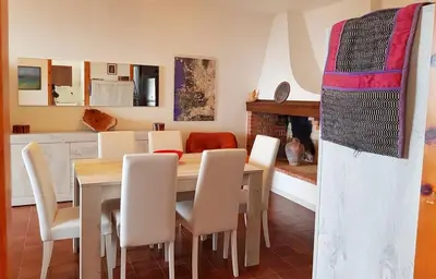 Cucina o angolo cottura di Appartamento Con Splendida Vista Mare
