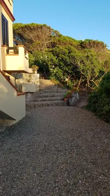 Giardino di Appartamento Con Splendida Vista Mare