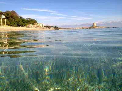Paesaggio naturale nelle vicinanze della villa