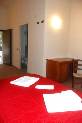 Letto o letti in una camera di Hotel Bosco Selene
