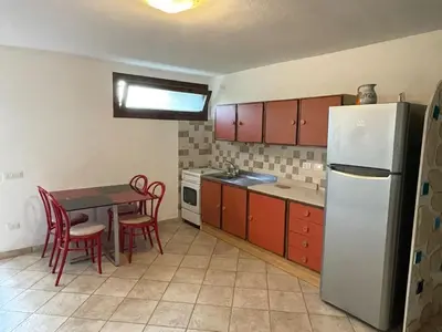 Cucina o angolo cottura di villa Mirtilla