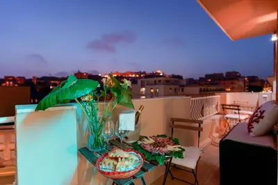Balcone o terrazza di Cagliari Magica bellissimo appartamento & suite in centro