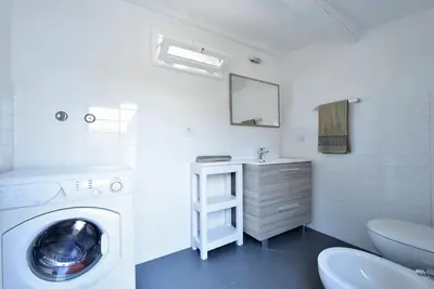 Bagno di VILLA MILVIO con accesso privato in spiaggia