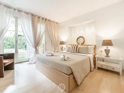 Letto o letti in una camera di Charming apartment in the City center