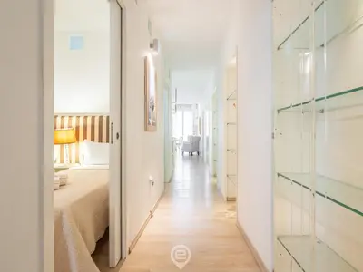 Letto o letti in una camera di Charming apartment in the City center