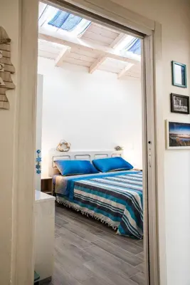 Letto o letti in una camera di Mediterranean house