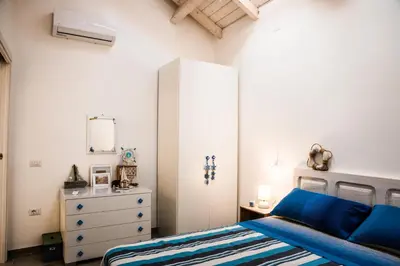 Letto o letti in una camera di Mediterranean house