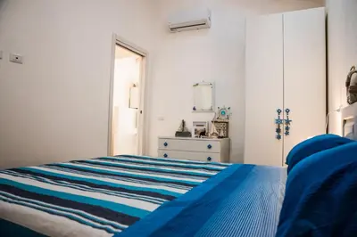Letto o letti in una camera di Mediterranean house