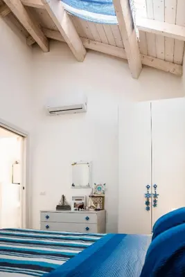 Letto o letti in una camera di Mediterranean house