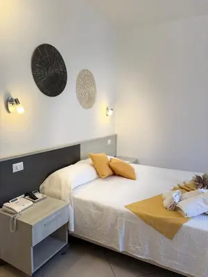 Letto o letti in una camera di Residenza Al Castello