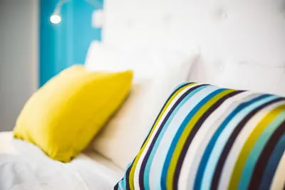 Letto o letti in una camera di Bluemoon Sardinia
