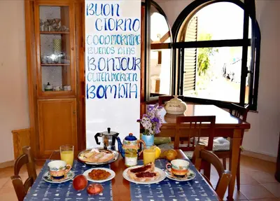 Cibo presso il bed & breakfast o nelle vicinanze