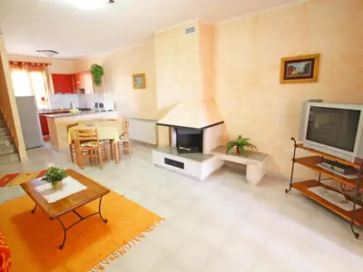TV o dispositivi per l'intrattenimento presso Holiday Home Is Molas by Interhome