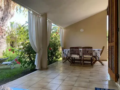 Giardino di Villetta con giardino a due passi dal mare