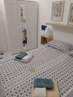 Letto o letti in una camera di Casa Gianfabio