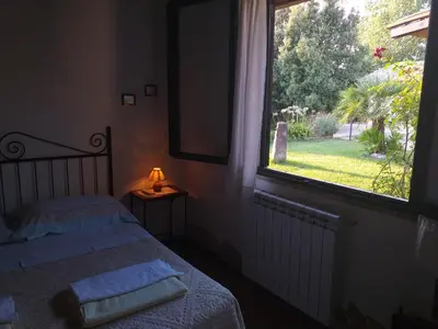 Letto o letti in una camera di B&B Is Camminantis
