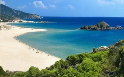 Paesaggio naturale nelle vicinanze della villa