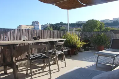 Balcone o terrazza di Mini Attico panoramico con terrazza