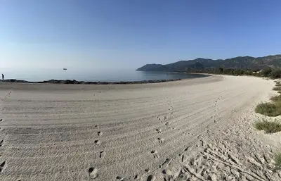 Paesaggio naturale nelle vicinanze della villa