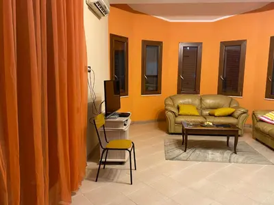 Area soggiorno di The Orange House
