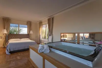 Letto o letti in una camera di Aquae Sinis Laguna