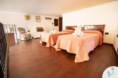 Letto o letti in una camera di Manno 81 - Charming historic apartment