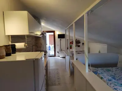 Letto o letti in una camera di Ulivo