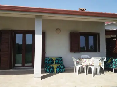 Balcone o terrazza di Charming House in Is Potettus with Private Garden