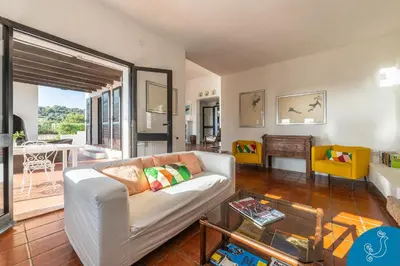 Area soggiorno di Dimora Caterina - Exclusive villa with sea view