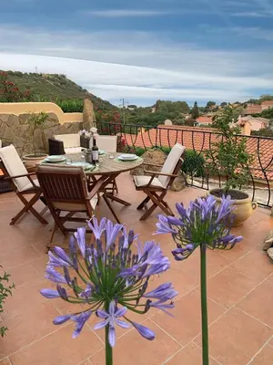 Paesaggio naturale nelle vicinanze della villa