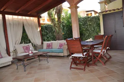 Area soggiorno di Villa Eva Luxury Villasimius