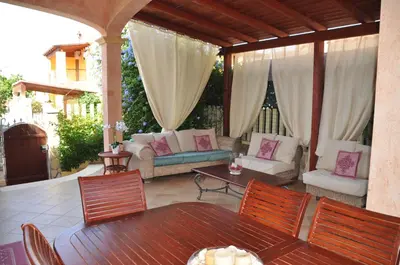 Area soggiorno di Villa Eva Luxury Villasimius