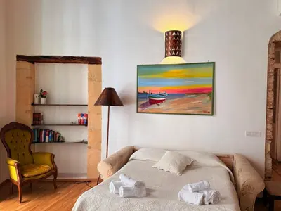 Letto o letti in una camera di Castelletto Suites